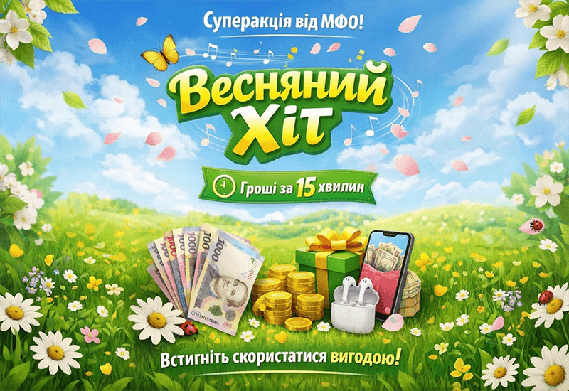 Акция Весенний хит – лучшие условия специально для вас