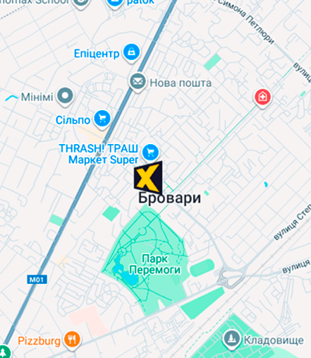 Відділення FinX в Броварах, Миттєве погодження на картку до 50 000 грн