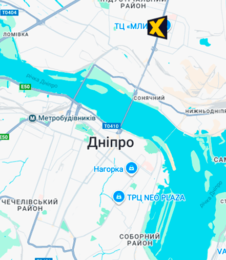 Відділення FinX в місті Дніпро, Миттєве погодження на картку до 50 000 грн